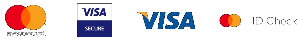Accepted payment methods: Mastercard, Visa Secure, Visa, Mastercard ID Check